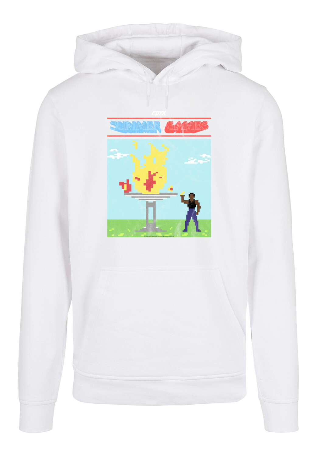 

Пуловер F4NT4STIC Basic Hoodie Retro Gaming Summer Games, белый
