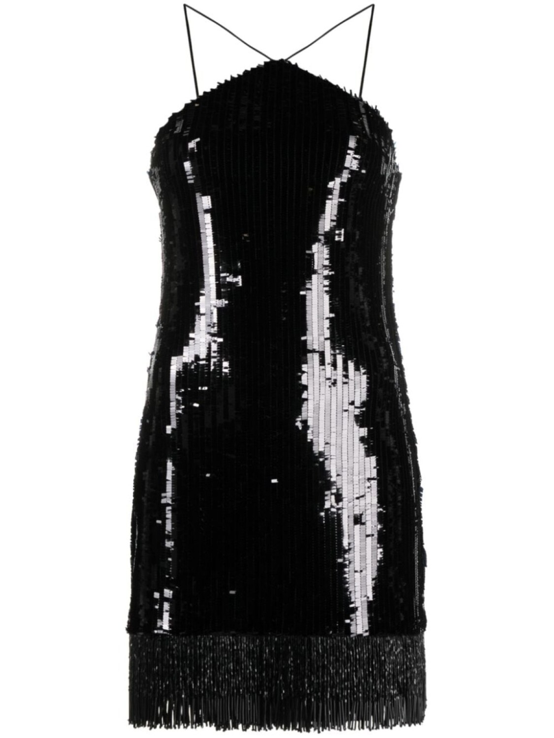 

Taller Marmo платье мини с пайетками, черный
