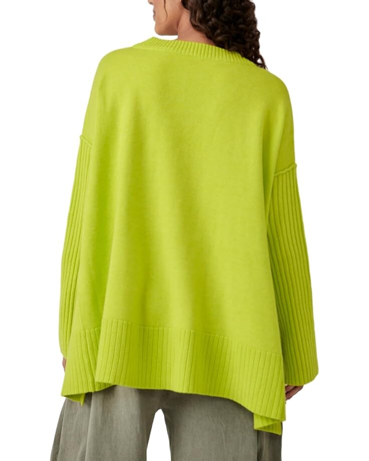 

Свитер Free People Orion A-Line Tunic, цвет Acid Lime