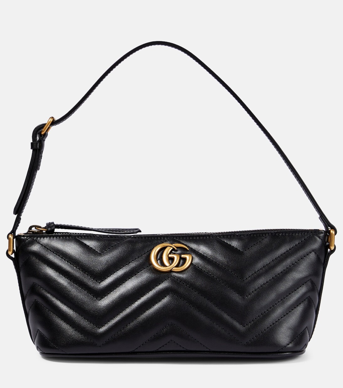 

Сумка через плечо с логотипом GG Marmont Gucci, черный