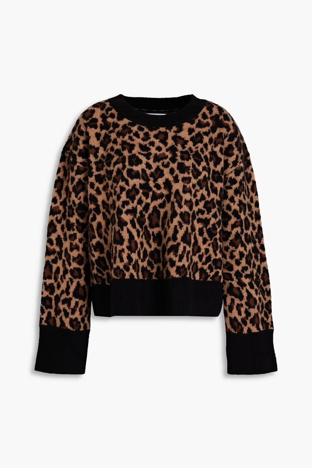 

Свитер Theia жаккардовой вязки из смесовой шерсти Galvan London, цвет Animal print