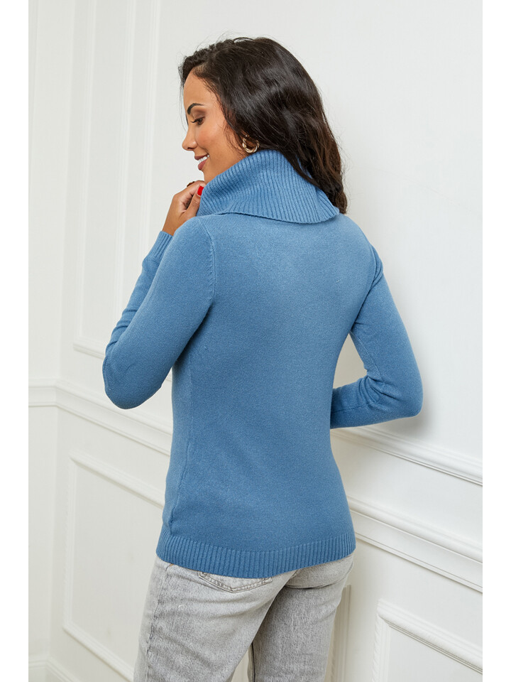 

Свитер Soft Cashmere Rollkragen, синий