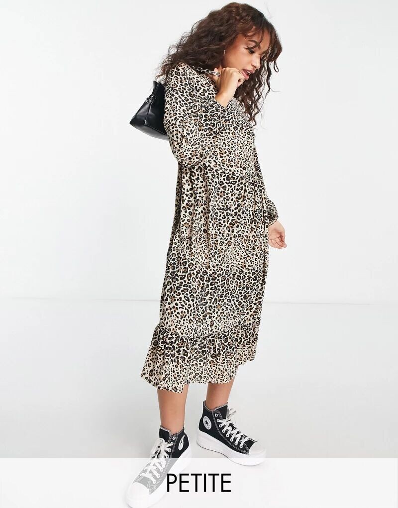 

ПЛАТЬЕ миди с леопардовым принтом Urban Threads Petite