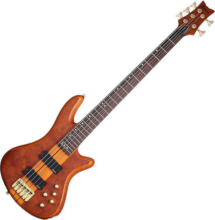 цена Басс гитара Schecter Stiletto Studio-5 Electric Bass Honey Satin