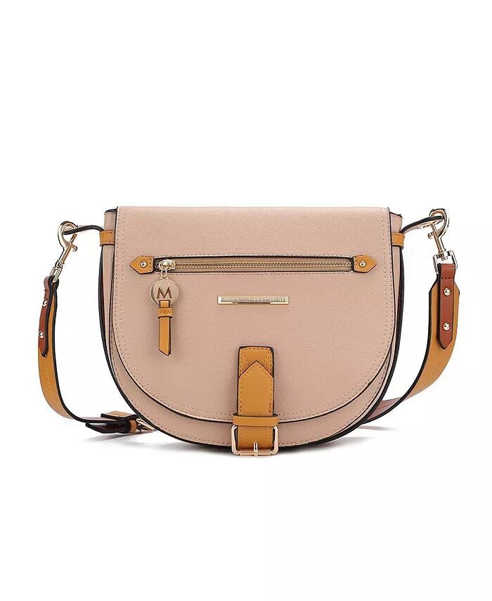 

Сумка на плечо Drew в стиле колор-блок от Mia K Mkf Collection, бежевый
