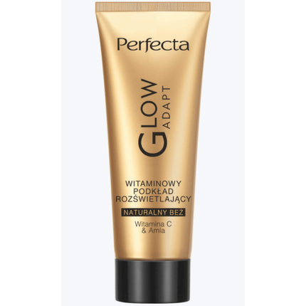 

Perfecta Glow Adapt Осветляющая витаминная основа с витамином C и Amla Natural Beige