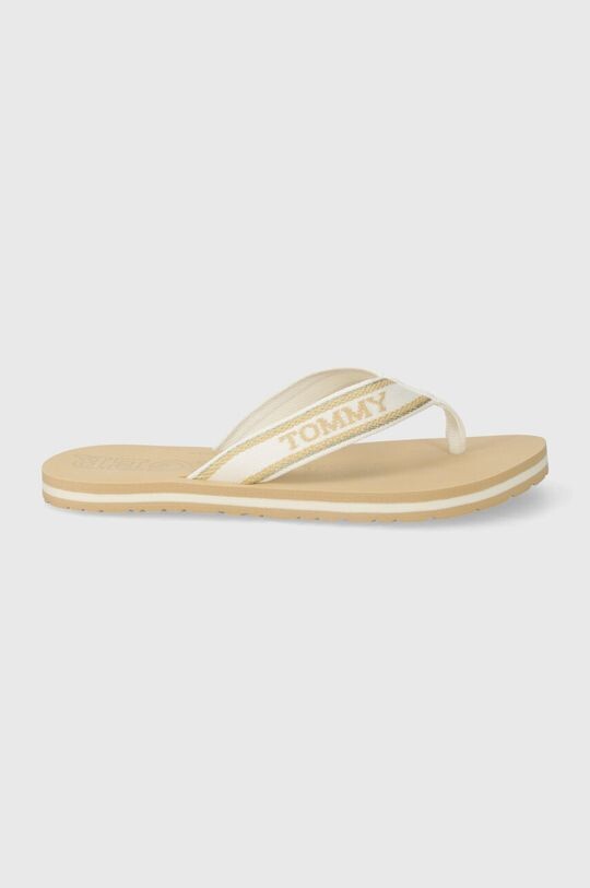 Шлепанцы HILFIGER BEACH SANDAL Tommy Hilfiger, бежевый шлепанцы comfort beach sandal tommy hilfiger синий