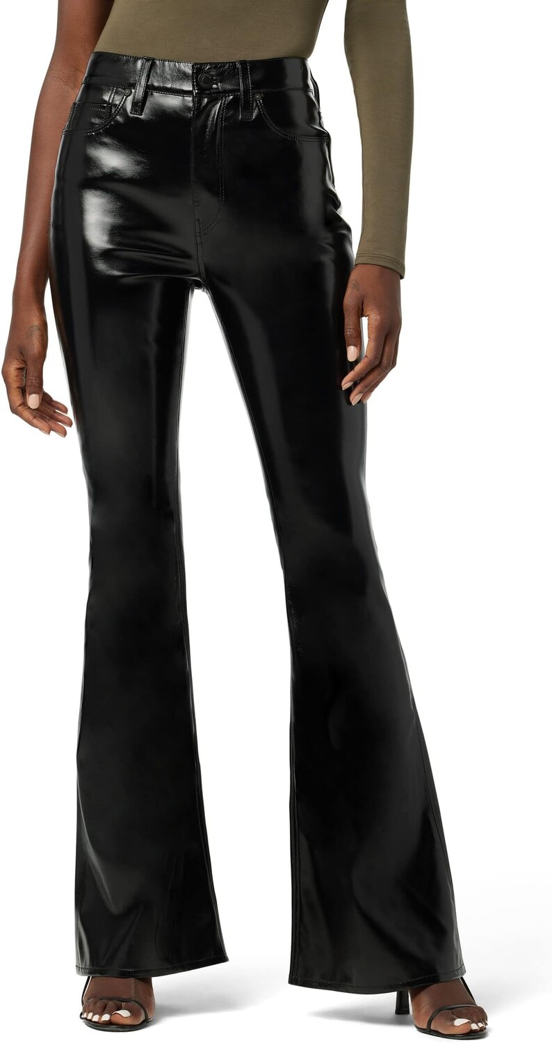 

Джинсы Holly High-Rise Flare Hudson Jeans, цвет Black Patent