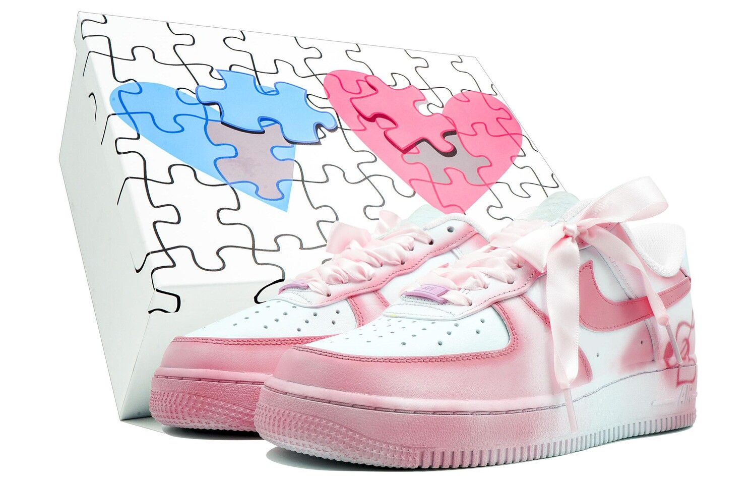 

Кроссовки для скейтбординга Air Force 1 женские, низкие, белый Nike
