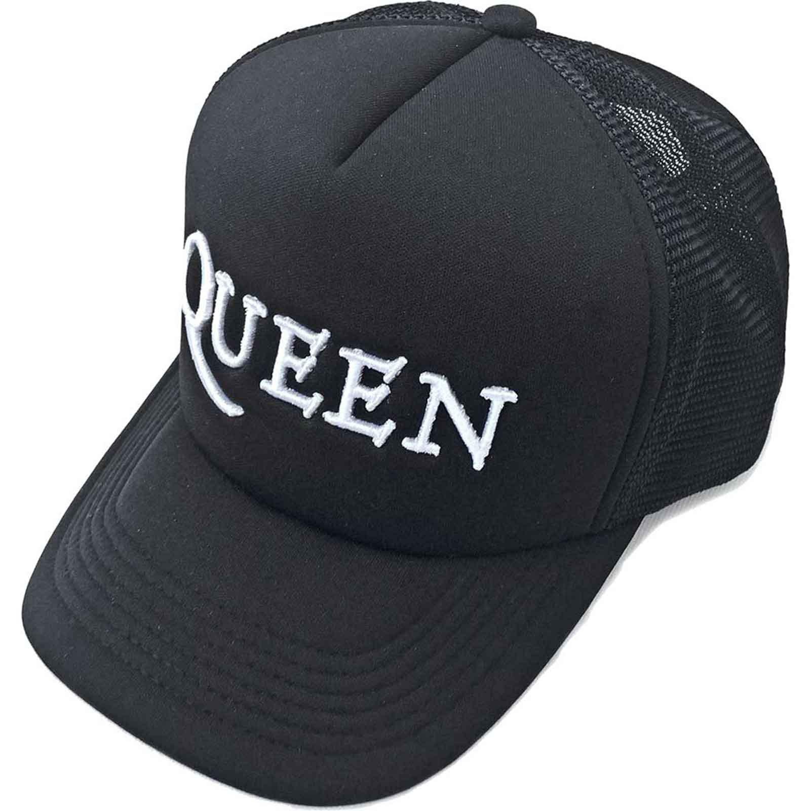 Бейсболка Trucker Classic Band с логотипом Queen, черный