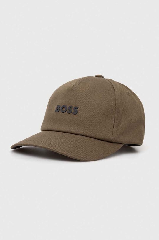 

Хлопковая бейсболка Boss, зеленый