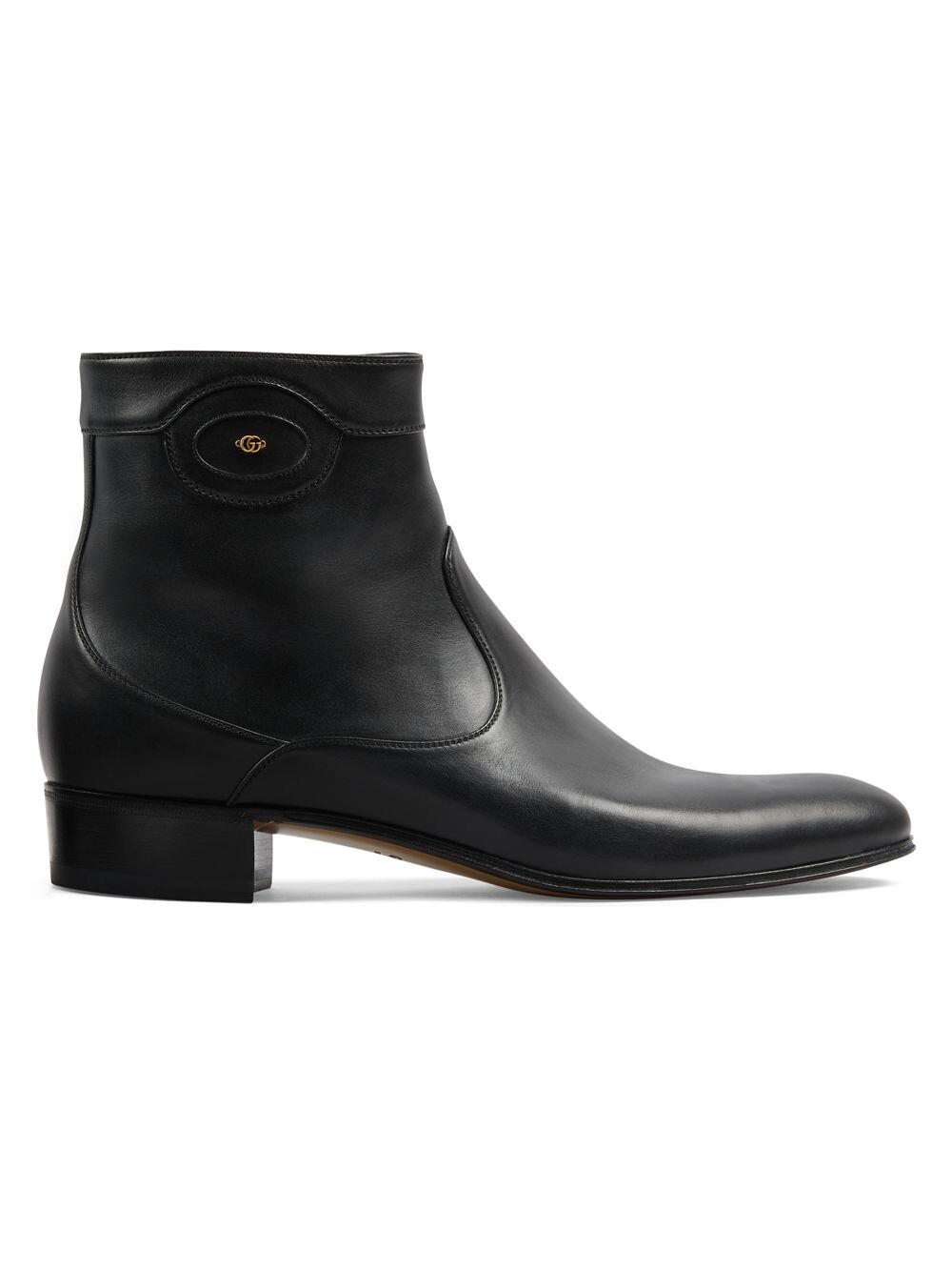 

Кожаные ботильоны Adel Gucci, черный