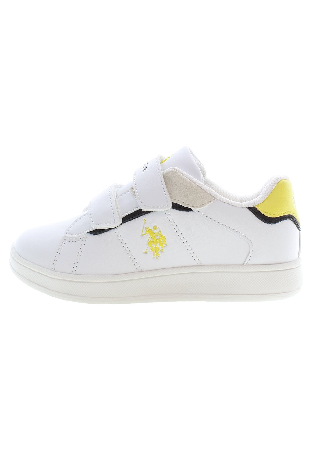 

Низкие кроссовки Ecrok U.S. Polo Assn., цвет white/yellow