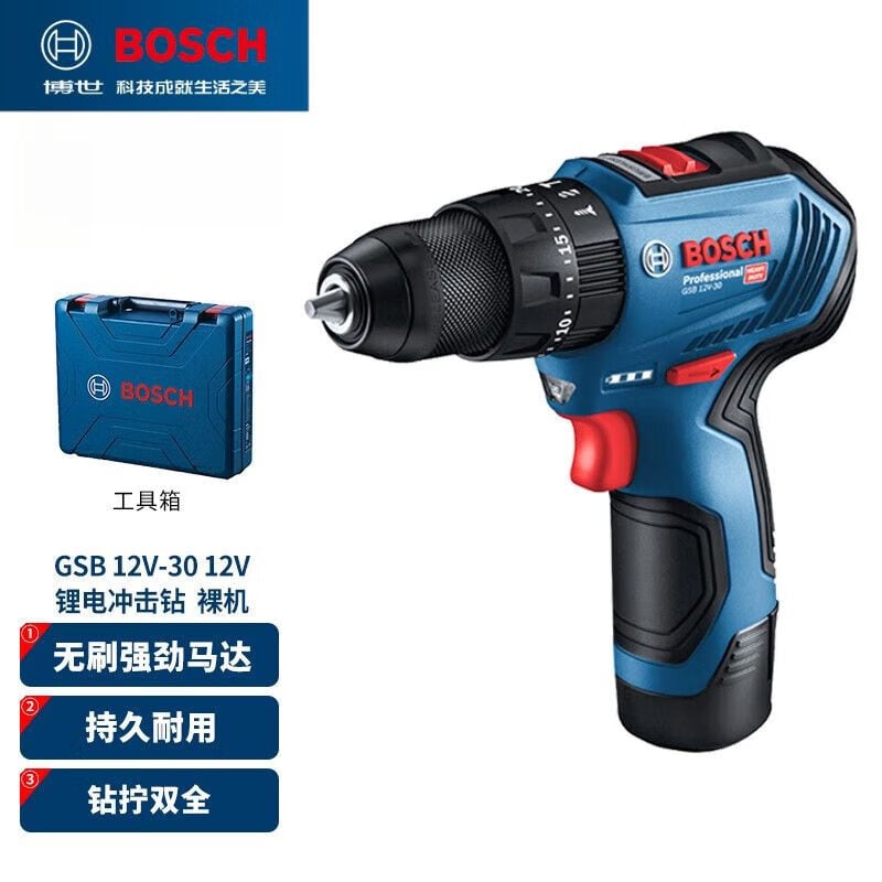 Дрель аккумуляторная Bosch GSB12V-30 с кейсом