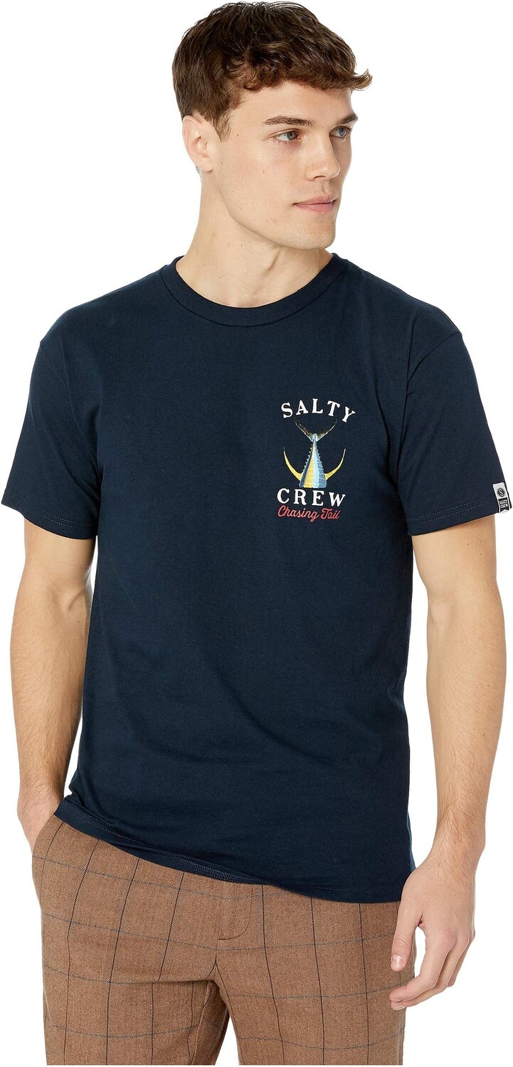 

Футболка с короткими рукавами и хвостом Salty Crew, темно-синий