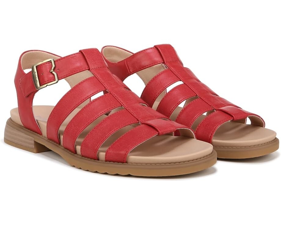 

Сандалии Dr. Scholl's A OK Flat Sandal, красный