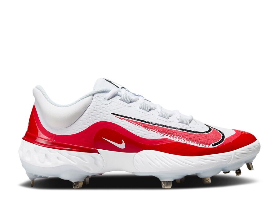 

Кроссовки Nike Alpha Huarache Elite 4 Low 'White University Red', белый