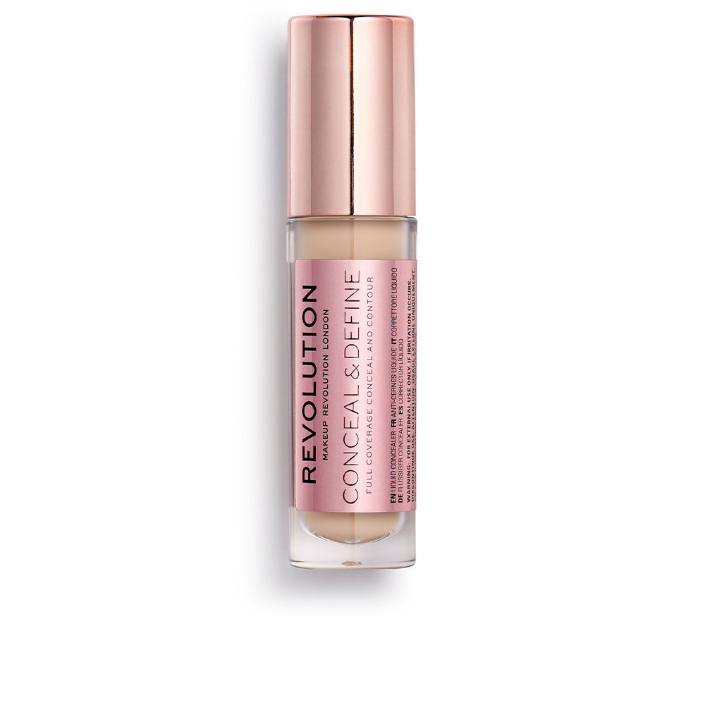 консилер makeup revolution conceal Консиллер макияжа Conceal & define full coverage conceal and contour Revolution make up, 3,40 мл, C2