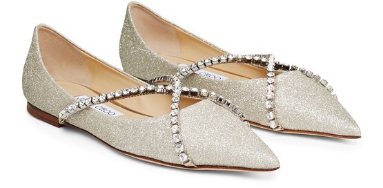 

Балетки Genevi на плоской подошве Jimmy Choo