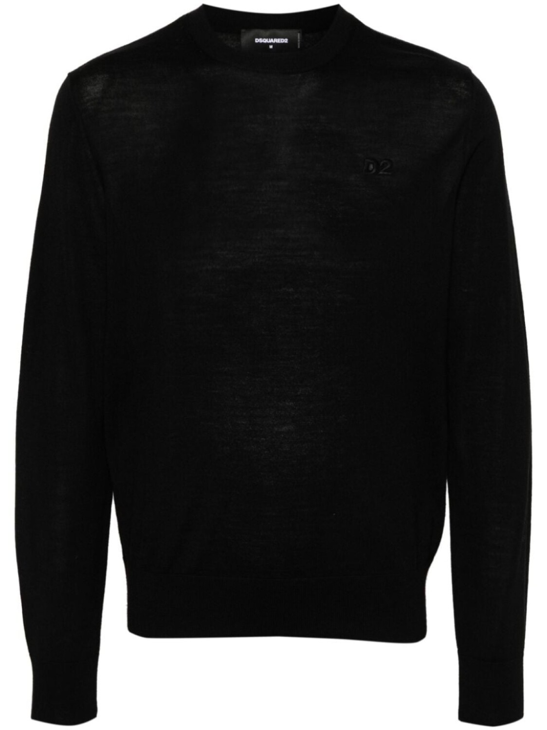

Dsquared2 джемпер D2 из вирджинской шерсти, черный