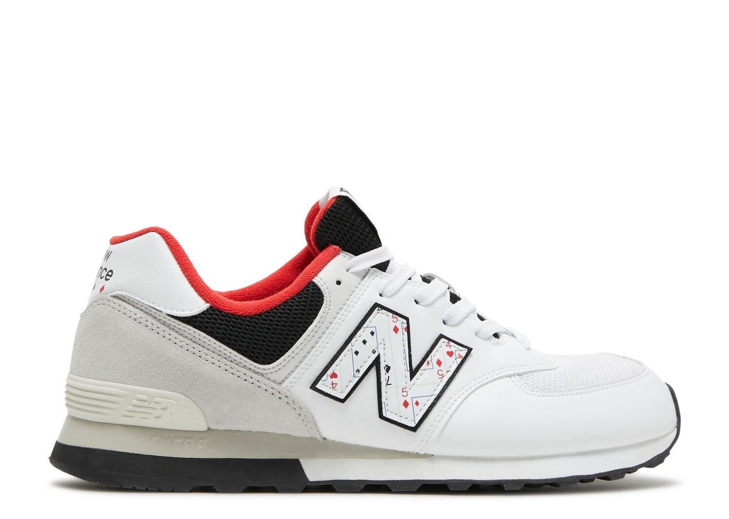 

Кроссовки New Balance 574 'Playing Card - White', белый