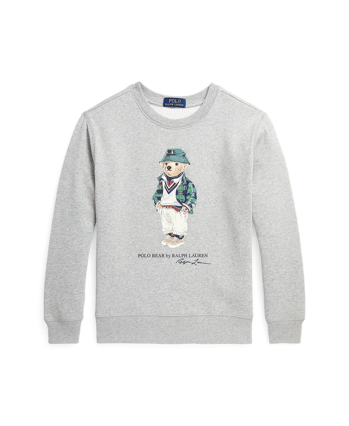 

Флисовая толстовка-поло с медведем для больших мальчиков Polo Ralph Lauren