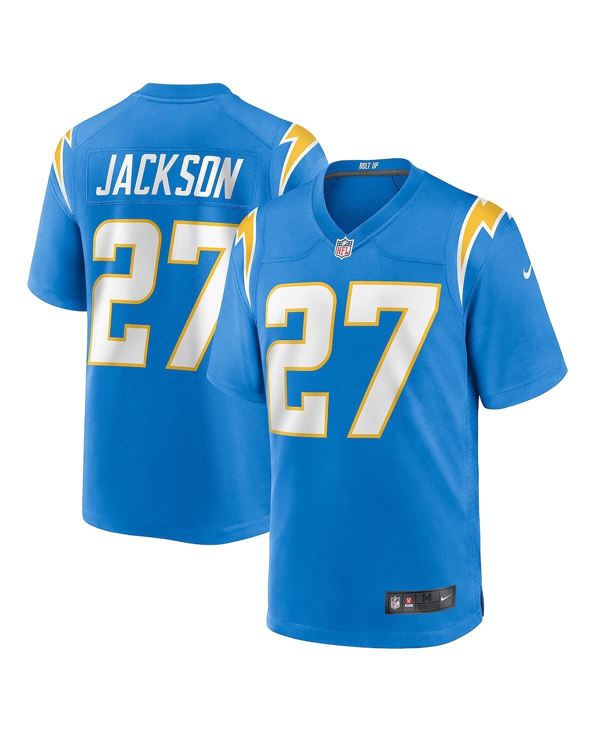 

Мужская игровая майка J.C. Jackson Powder Blue Los Angeles Chargers Game Nike
