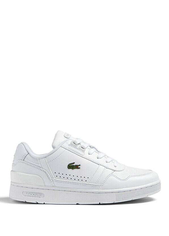 

Женские белые кроссовки t-clip Lacoste, Белый
