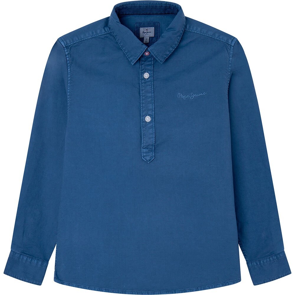 

Рубашка с длинным рукавом Pepe Jeans Marston, синий
