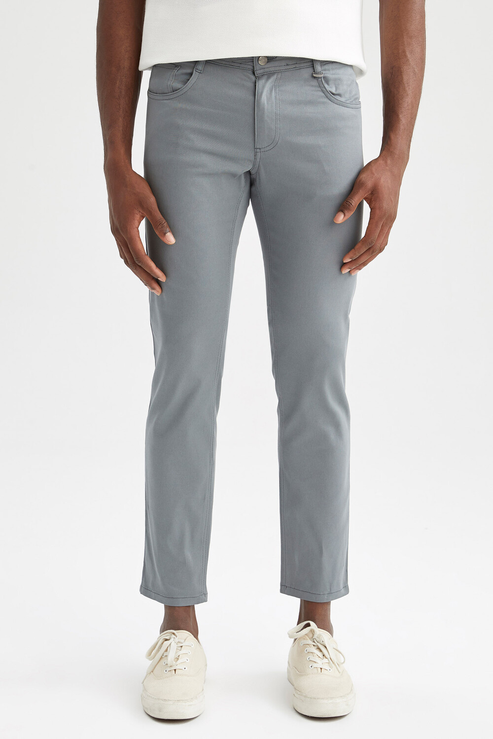 

Брюки чинос DeFacto hose EXTRA SLIM FIT, серый