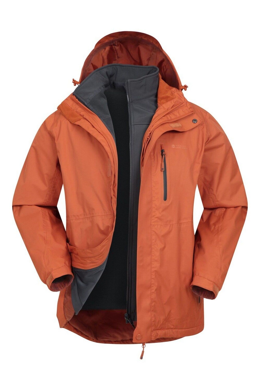 

Мужская дождевик 3-в-1 Bracken Extreme Mountain Warehouse, оранжевый