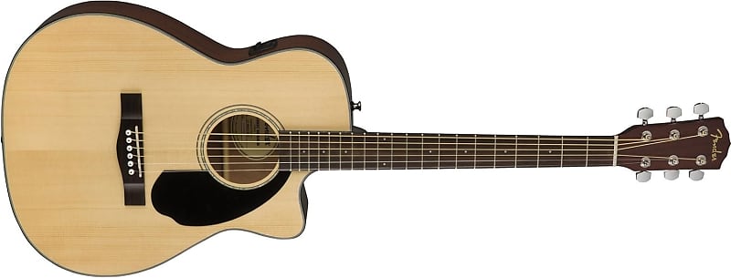 Акустическая гитара Fender CC-60SCE Concert Cutaway Acoustic Guitar, with 2-Year Warranty, Natural