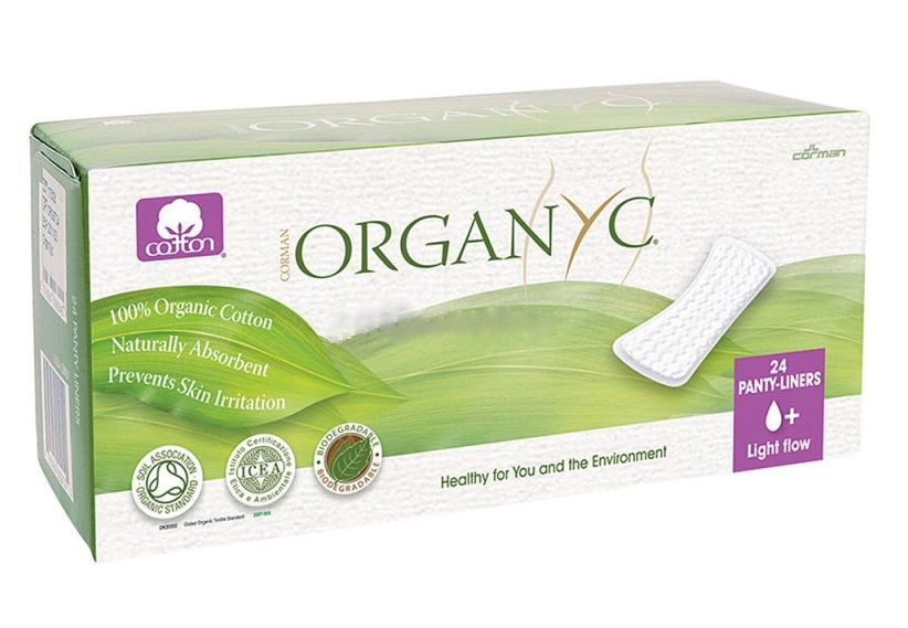 Organyc Bio ежедневные прокладки, 24 шт.