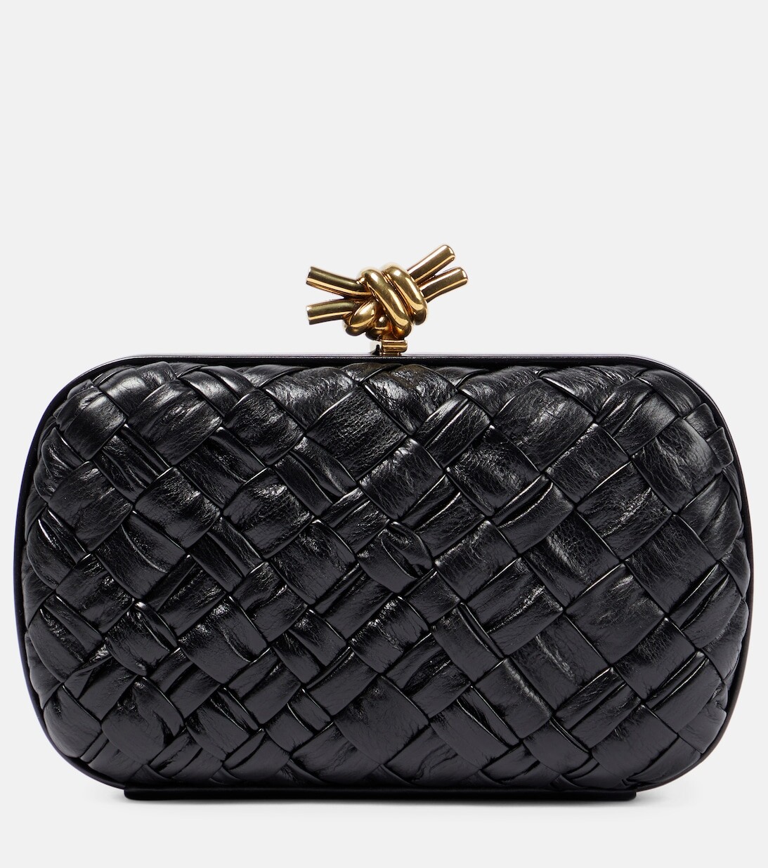 

Клатч Intreccio с платком и узлом Bottega Veneta, черный