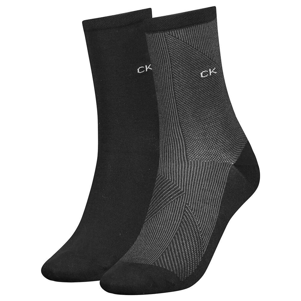 

Носки Calvin Klein Diagonal Rib 2 шт, черный