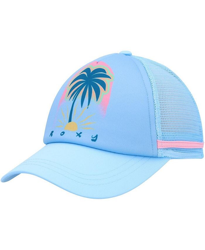 

Женская голубая регулируемая шляпа Dig This Trucker Roxy, синий