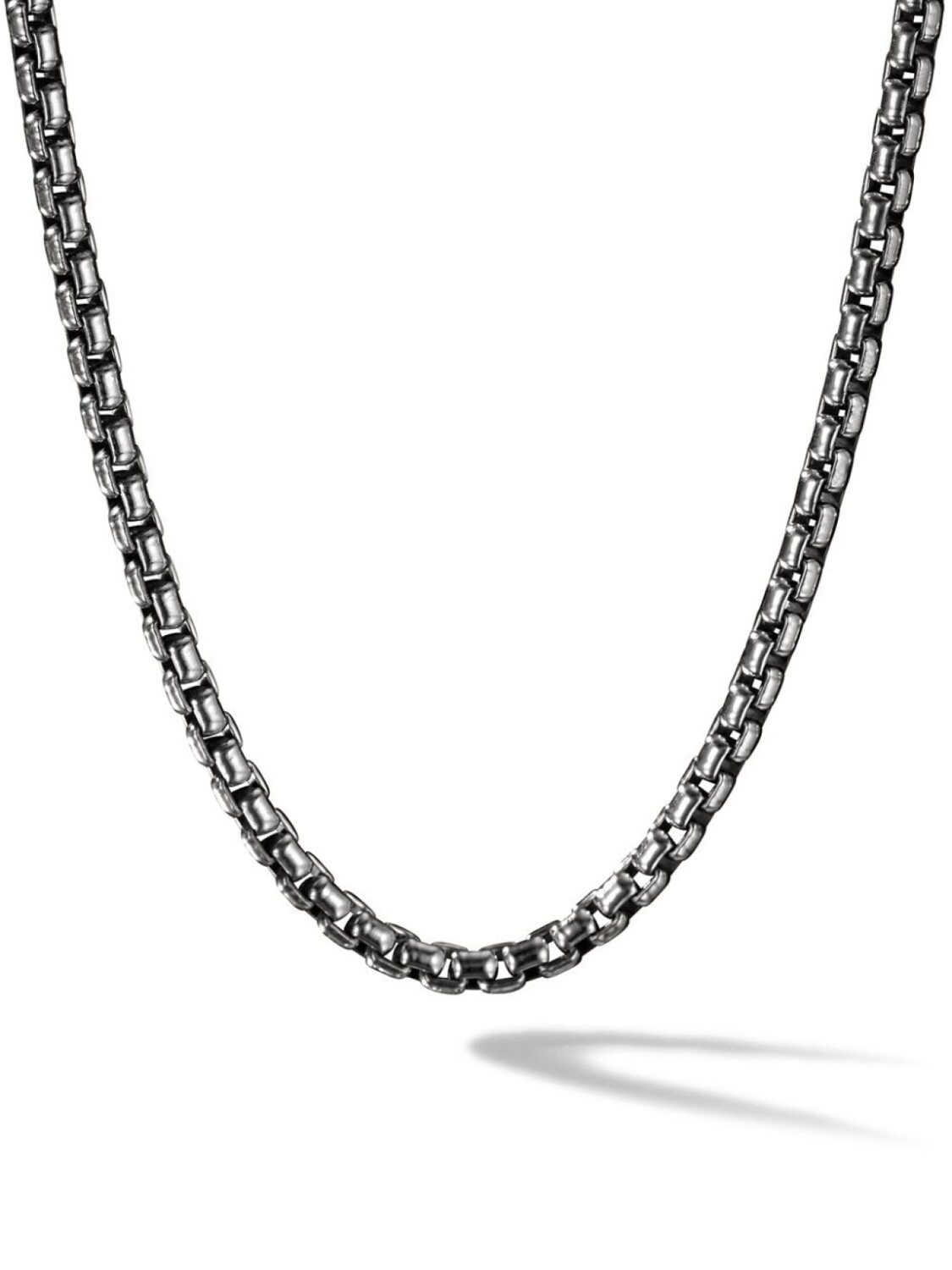

Серебряное колье Box Chain David Yurman, серебряный
