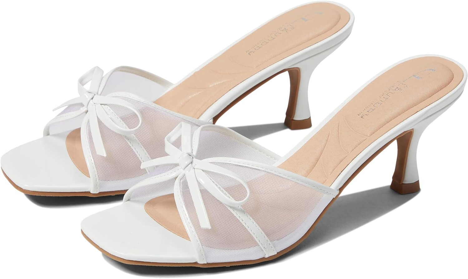 

Босоножки Jump Up CL By Laundry, цвет White Mesh/Patent