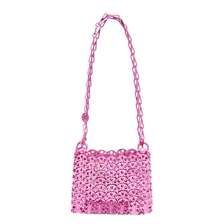 

Сумка через плечо Paco Rabanne 1969 Nano Bag, цвет Fuchsia