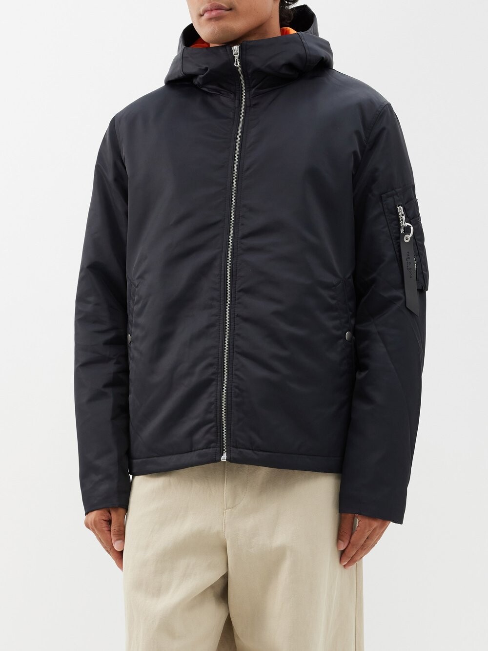 

Куртка manston с капюшоном из переработанного нейлона Rag & Bone, черный