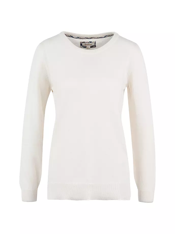 

Свитер Pendle из смесовой шерсти Barbour, белый