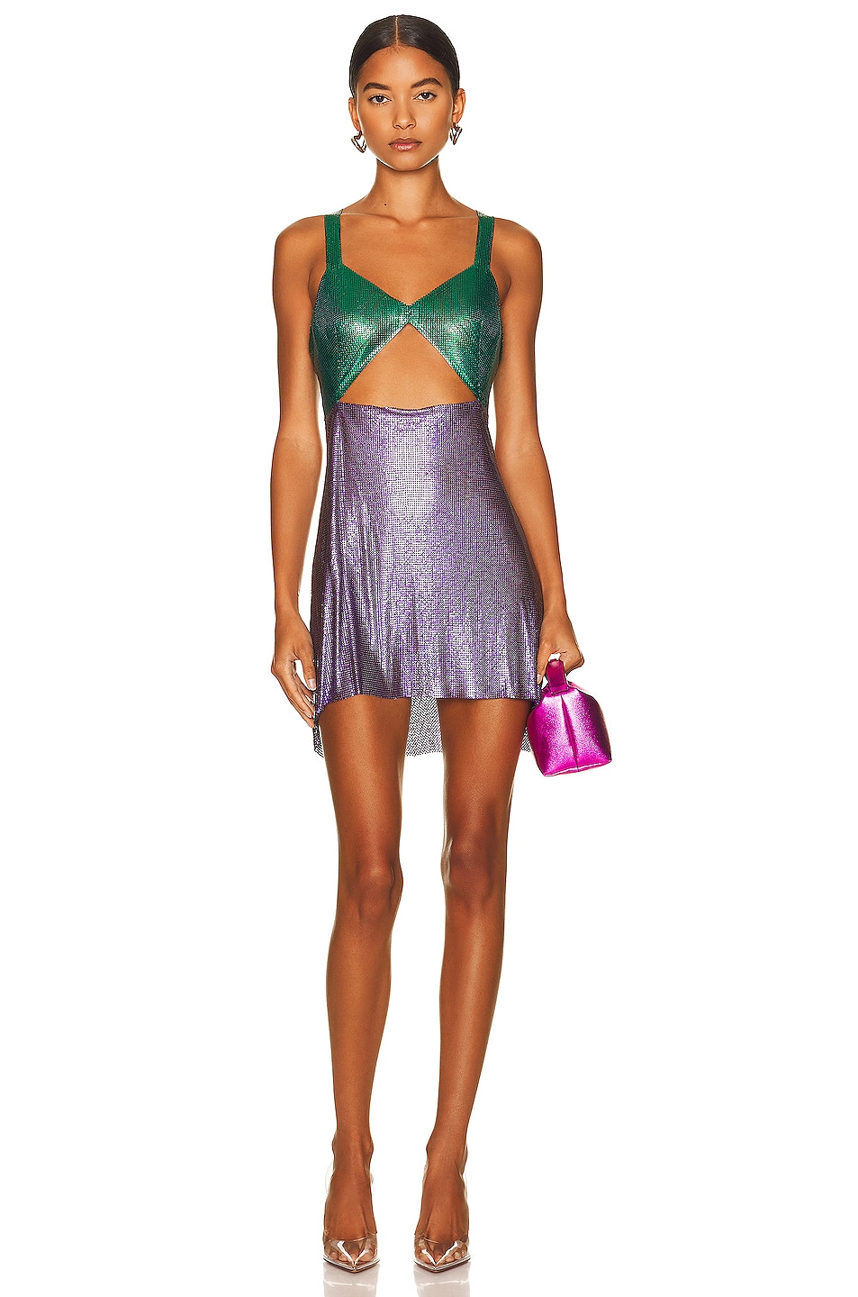 цена Платье Fannie Schiavoni Amira 2.0, цвет Purple & Green