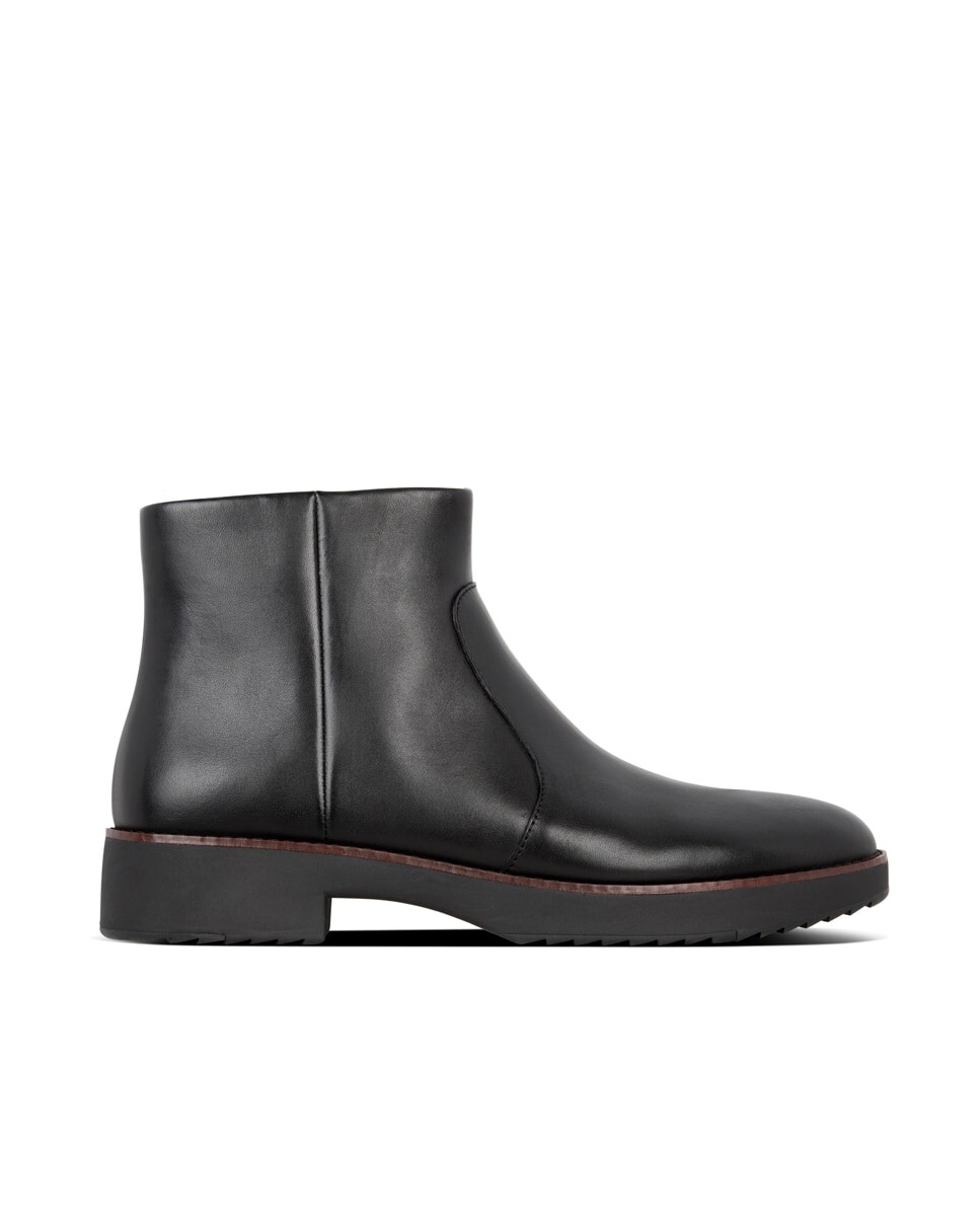 

Женские черные кожаные ботильоны FitFlop, черный
