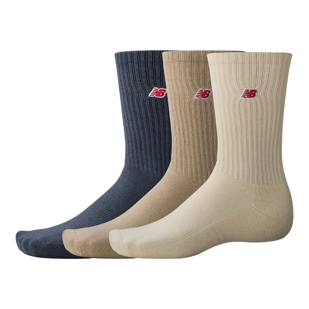 

Носки New Balance Patch Logo Crew 3 шт, разноцветный
