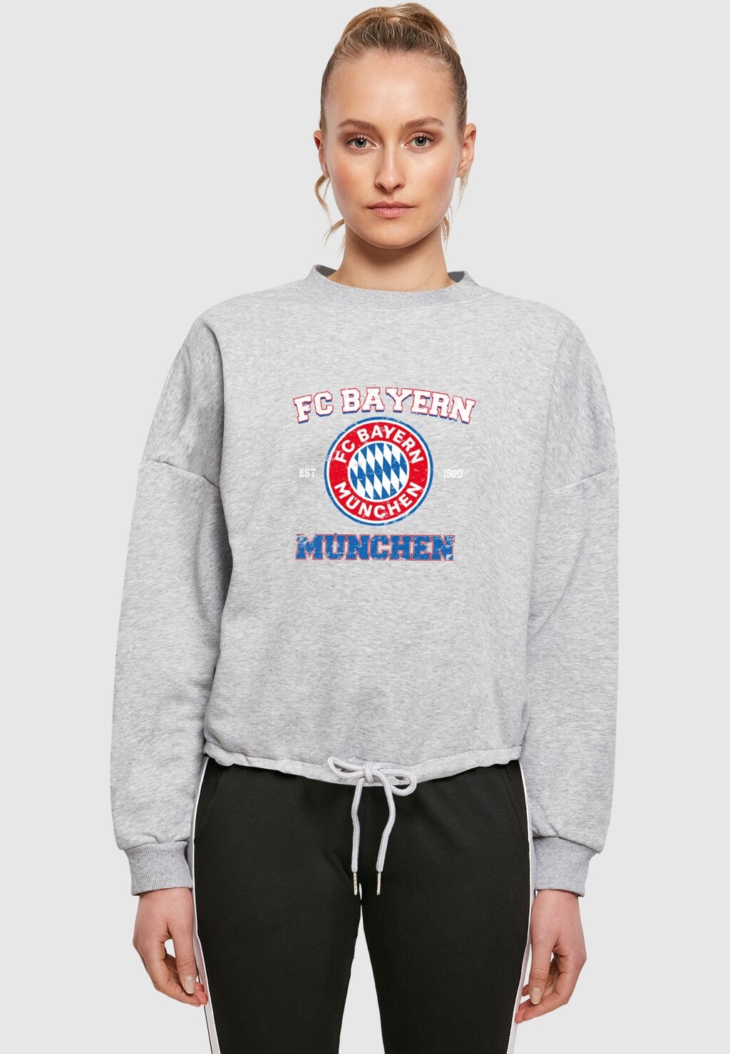 

Толстовка 3 CREWNECK FC Bayern München, цвет heather grey