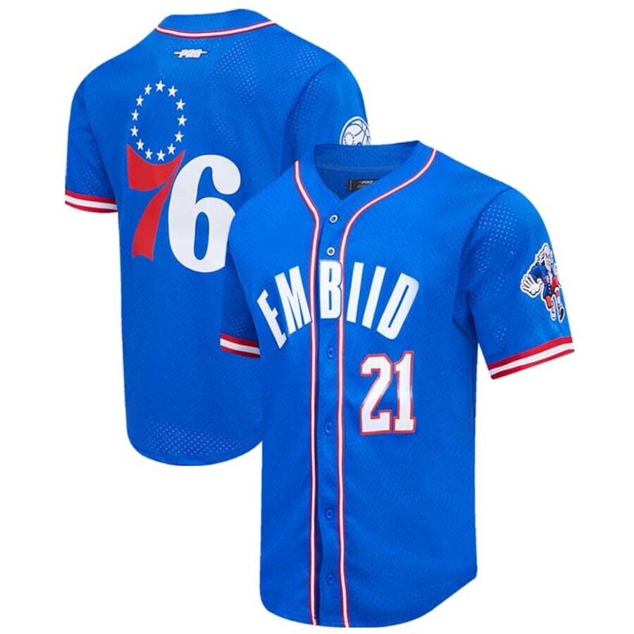 

Рубашка Pro Standard Philadelphia 76Ers, роял
