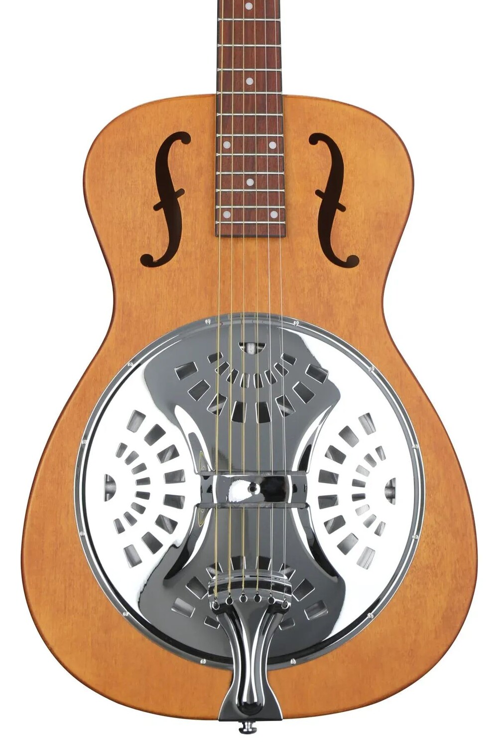 

Резонатор с круглым вырезом Epiphone Dobro Hound Dog - винтажный коричневый