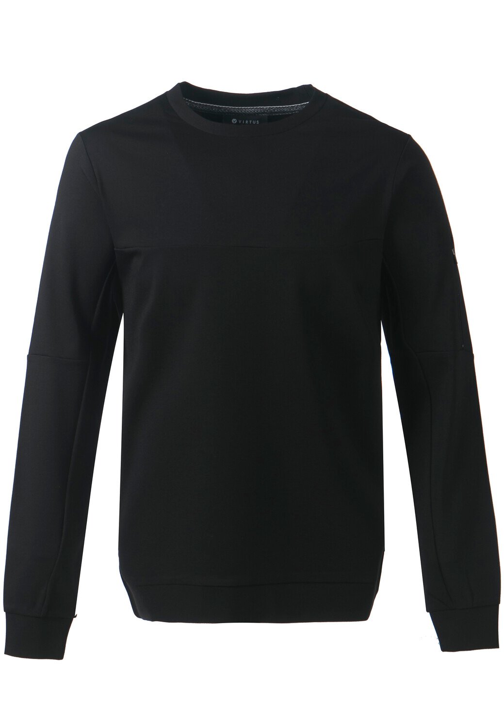 

Толстовка Virtus Leislon M Crew Neck, цвет 1001 Black