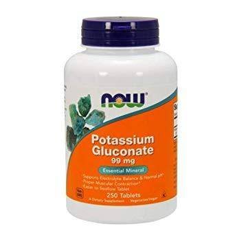 Potassium Gluconate - Глюконат калия (250 таблеток) Inna marka