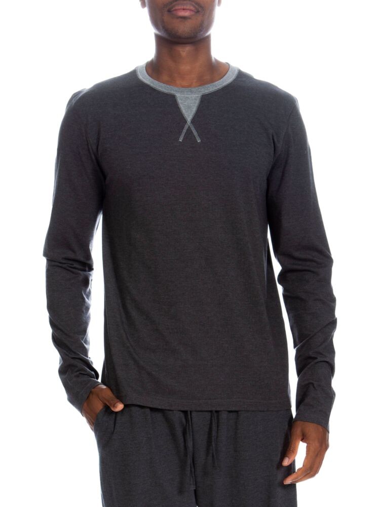 

Футболка с длинными рукавами и принтом Unsimply Stitched, цвет Heather Grey